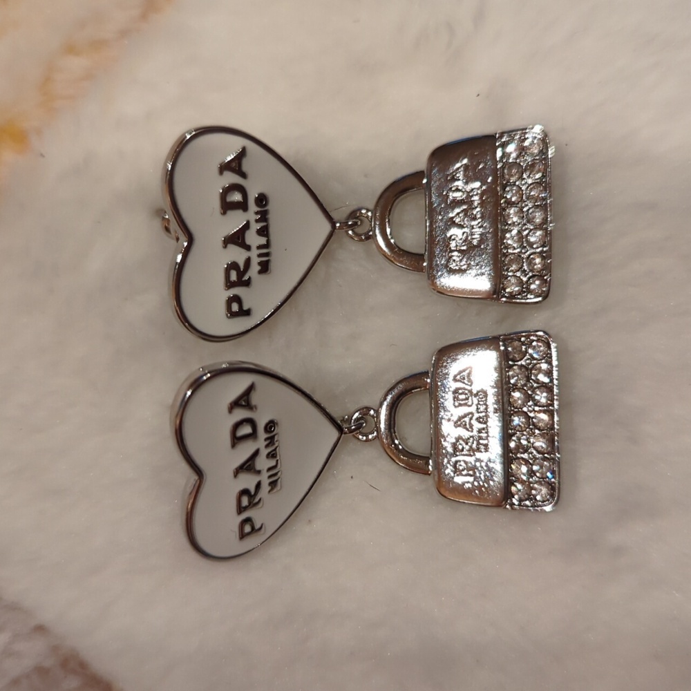 Prada Heart Purse Earrings - Picture 2 of 5